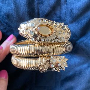 Metal snake wrap bracelet